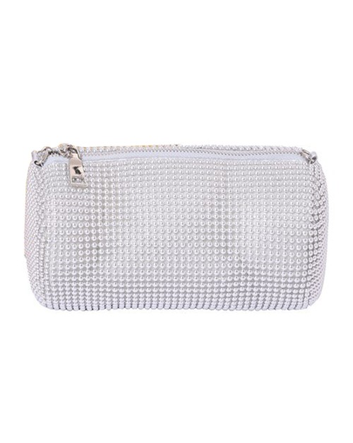 NIMA Accessories Inc, Ladies Fabric Rhinestone Evening Bag Clutch, HBG103862