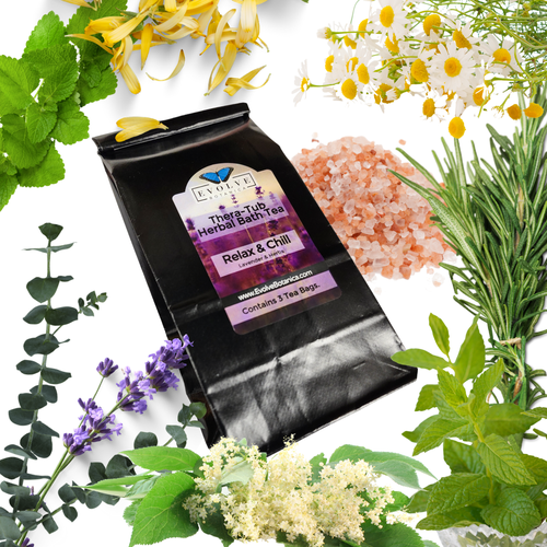 Evolve Botanica, Thera-Tub - Relax & Chill (Lavender & Herb Bath Tea), EV-TT-RnC