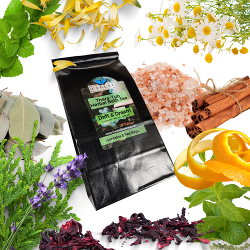 Evolve Botanica, Thera-Tub - Drift & Dream (Lavender,Woods, & Spice Bath Tea), EV-TT-DnD
