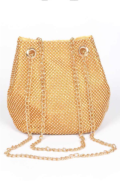 ARTINI ACCESSORIES, Rhinestone Mesh Convertible Swing Bag, 111-HPC5782