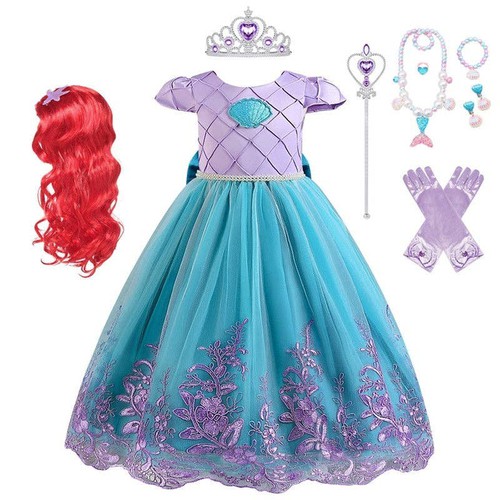 Loprit, Mermaid Butterfly Princess Dress for Kids, ZT-6124997