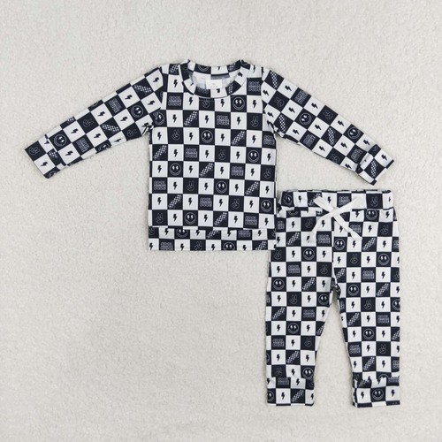 Yawoo Garments, Cool smile skateboard baby kids clothing set, BLP0567