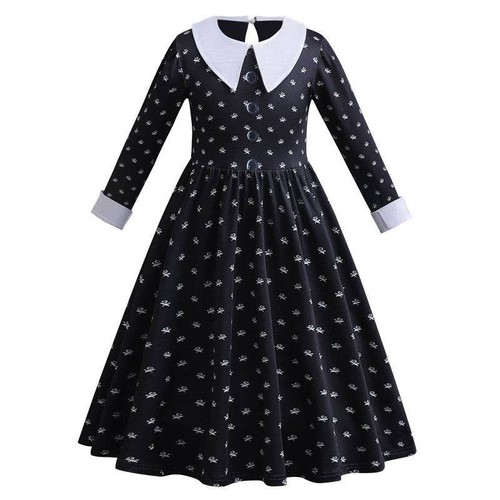 Loprit, Floral Doll Collar Long Sleeve Dress for Girls, ZT-6125033