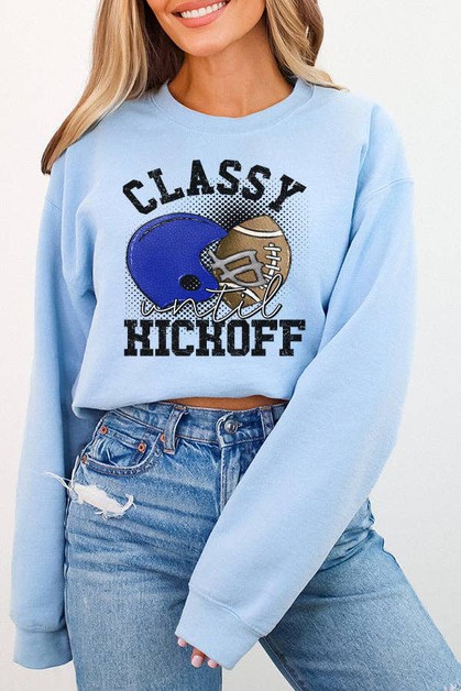 CALI BOUTIQUE, Game Day Clothing Blue Classy Until Kickoff, 515223sw