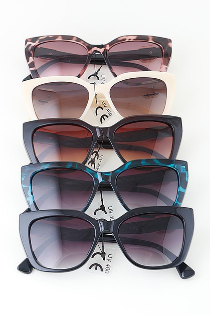 3AM, Double Luxury OO Animal Print Cateye Sunglasses, W3575