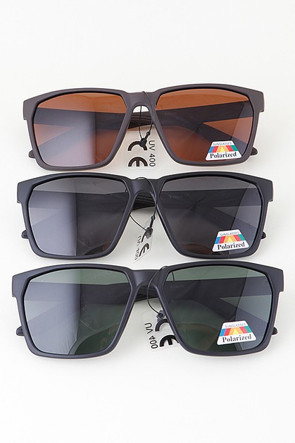 3AM, Polarized Matte Tinted Sunglasses, SA847P