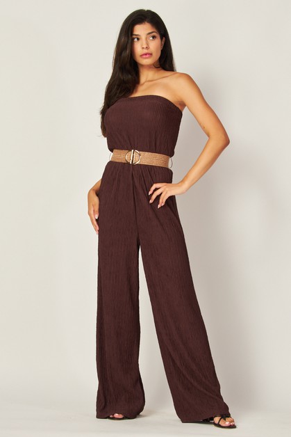 Style Up, WIDE LEG TUBE JUMPSUIT, SSNIS5-----------