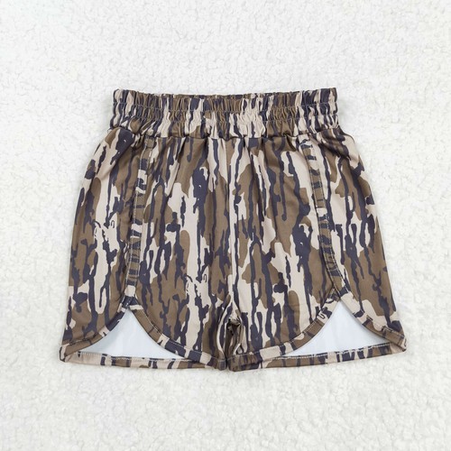 Yawoo Garments, Bottomland camo baby girls summer shorts, SS0360