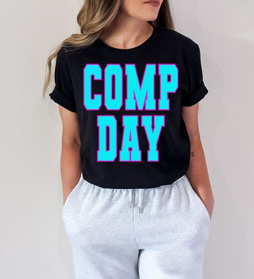 MidWest Tees, Comp Day Teal Pink, CompDayTealPink