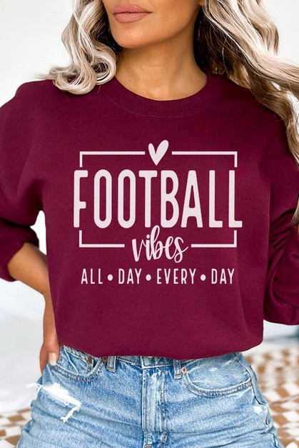 CALI BOUTIQUE, Gameday Clothing Football Vibes Sweatshirt, 347224sw