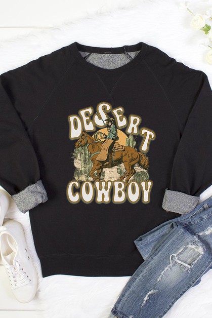 COLOR BEAR, Desert Cowboy Graphic Sweatshirts, RT901P-E2508