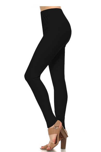 JHP Collection, WOMENS CASUAL BRUSHED FABRIC FULL LEGGINGS, JBT500005