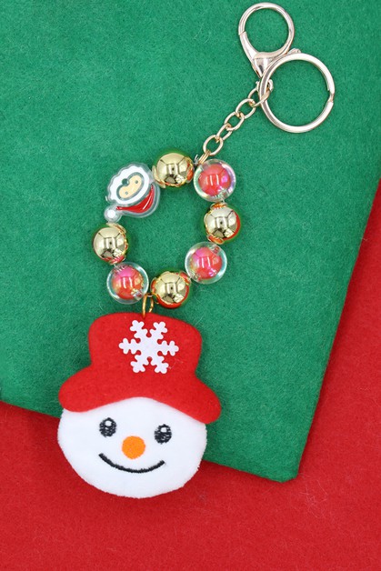FAME ACCESSORIES, Snowman Christmas Key Chain, MK1003-SP