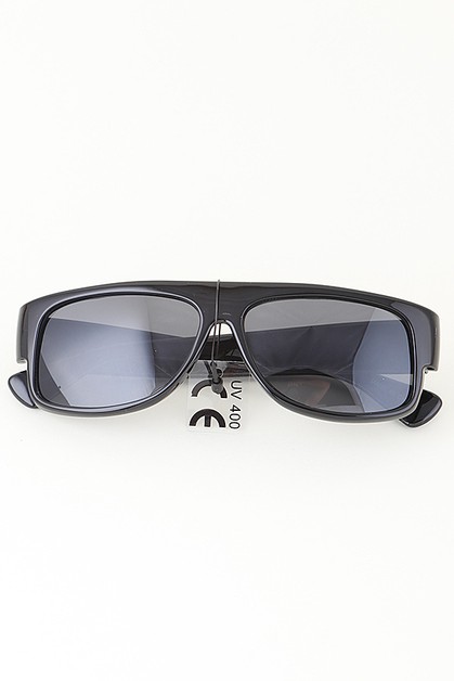 3AM, Modern Straight Tinted Sunglasses, 400A