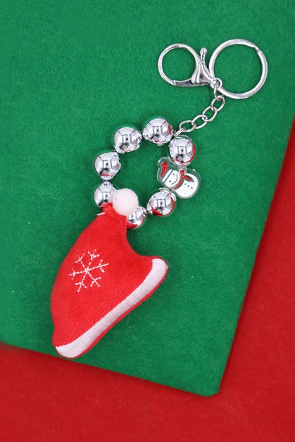 FAME ACCESSORIES, Santa Hat Christmas Key Chain, MK1006-SP