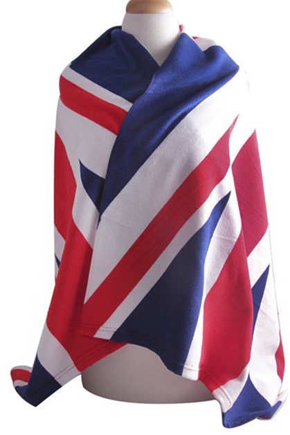 BellaChic, British Flag Beach Towel, BW300001-01