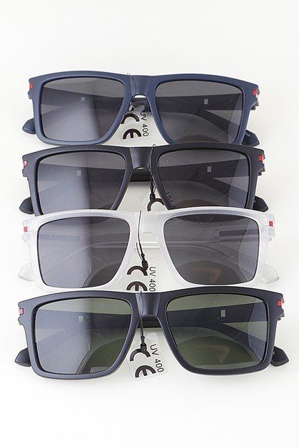 3AM, Luxury Stripe Matte Sunglasses, SA953