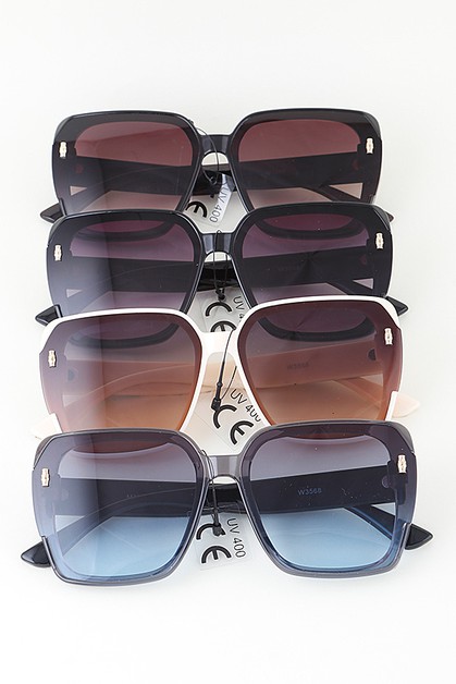 3AM, Luxury Diamond Gradient Box Sunglasses, W3568