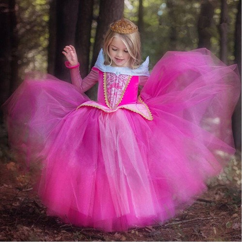 Loprit, Puffy Tulle Princess Dress with Long Sleeves for Girls, ZT-6125017