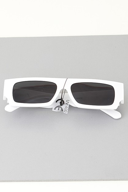 3AM, Minimal Straight Wide Sunglasses, W3579