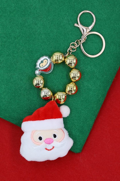 FAME ACCESSORIES, Santa Claus Christmas Key Chain, MK1001-SP