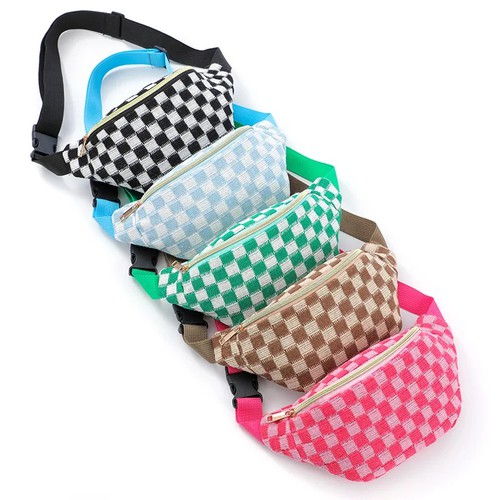 Mehers - The Label, Checkered belt bags bum bags, Os8298w3