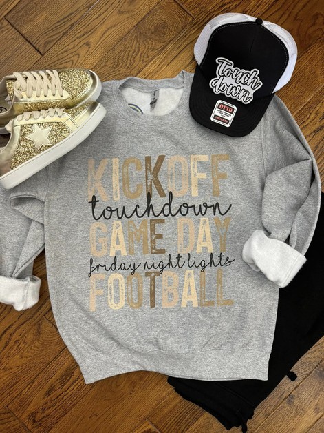 MidWest Tees, Kickoff Touchdown Game Day Fleece, KickoffTouchdownGameDayFl