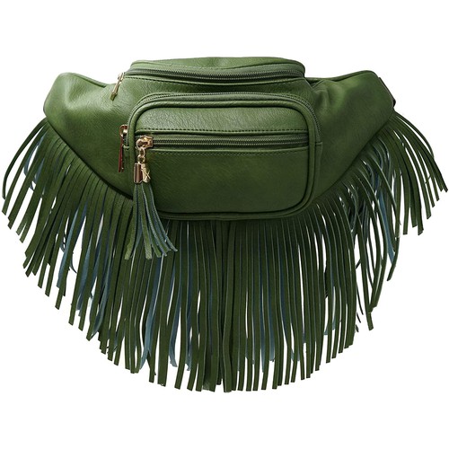 Fashion Bridge, Fashion Fringe Tassel Fanny Pack Waist Bag, KL088