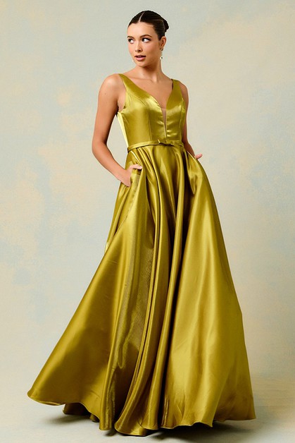 AG STUDIO, Sleeveless Long Evening Dress, MZ3372