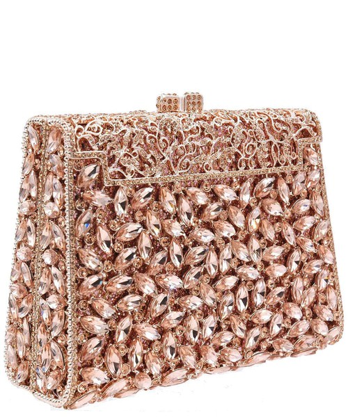 Princess Purse, Evening Luxury Crystal Clutch Purse Rhinestone Handbag, 1036