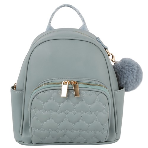 Fashion Bridge, Heart Quilted Backpack, GL0207