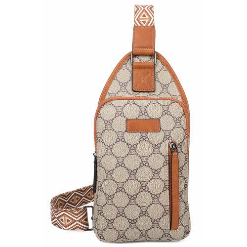 Fashion Bridge, Teddy Bear Monogram Sling Bag, NP2304SJ