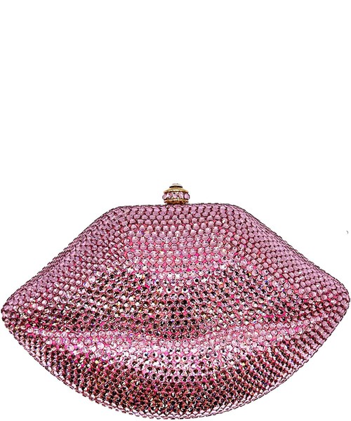 Princess Purse, Rhinestone Lips Evening Clutch Handbag, PP-LIPS1