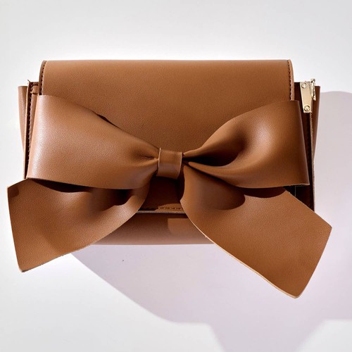 BellaChic, Pu Leather Bow Clutch & Purse, BA400185