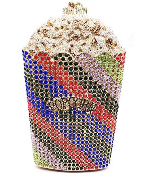 Princess Purse, Evening Popcorn Clutch Handbag, PP-POPCORN