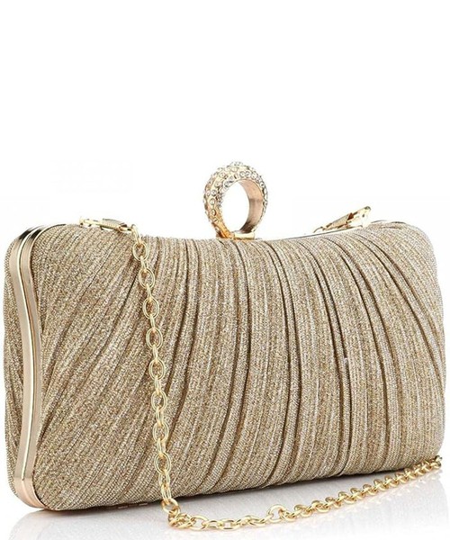 Princess Purse, Evening Women Glitter Clutch Purse, 9060