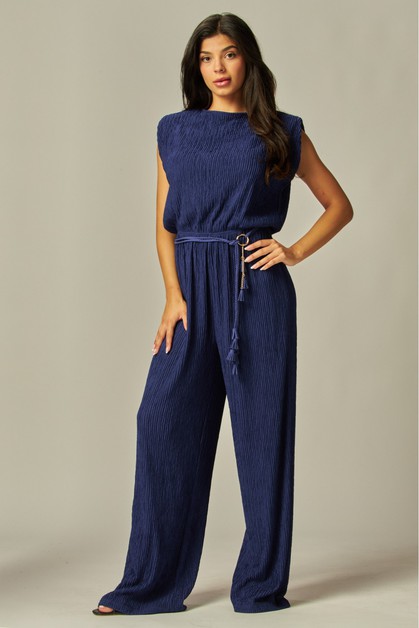 Itssy, WIDE LEG BELTED JUMPSUIT, IJS7-IRIS----------