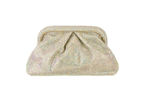 NIMA Accessories Inc, Ladies  Rhinestone Snap Top Clutch Handbag, HBG105057