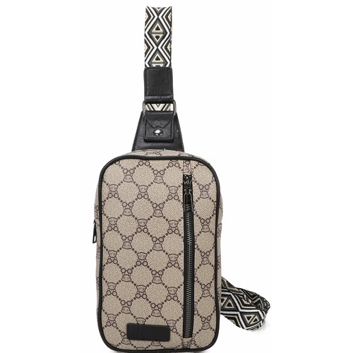 Fashion Bridge, Teddy Bear Monogram Sling Bag, NP24117SJ