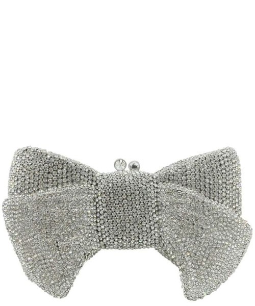 Princess Purse, Bow Crystal Clutch Rhinestone Bridal Purse Evening, PP-BOW